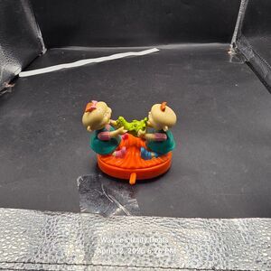 1998 Burger King Rugrats Wind-Up Toy Tommy & Angelica Tested Working Vintage